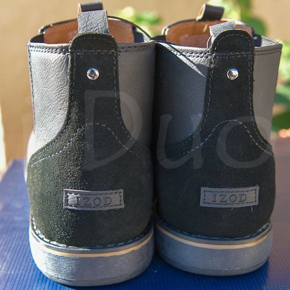 Izod Men\'s Chukka Black Boot‎